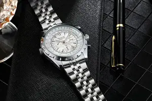 Reloj Jaragar <span class=keywords><strong>212</strong></span>, Nuevo Diseño, Relojes Mecánicos Manuales, Escala, Resistente al Agua, Marcas de Relojes para Hombre, Lujo - Product Image 5