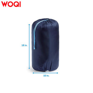 Sac de couchage Woqi Envelope pour adulte, imperméable, polyester bleu, 3 kg, pour le camping, utilisation trois saisons - Product Image 4