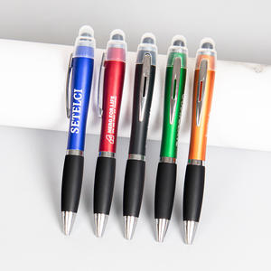 قلم حبر جاف بإضاءة ليد متعدد الوظائف <span class=keywords><strong>3</strong></span> في 1 مخصص مع شعار محفور قلم إضاءة ترويحي - Product Image 4