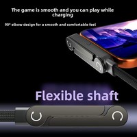 Câble de charge rapide PD tressé Type-C vers Type-C de 1,5 m 240 W avec support pliable pour smartphones