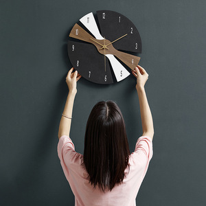 Nordic Luxury <b>Wall</b> <b>Clock</b> Round Analog Quartz <b>Silent</b> Battery Powered Living Room Home Decor Artistic Elegant <b>Clock</b> - Product Image 2