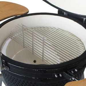 Forno da Pizza da Esterno Kamado Grill Barbecue Americano in Ceramica Portatile per Villa Patio Grigliate in Compagnia Affumicatore e Casseruola - Product Image 3