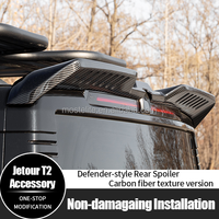 Aileron arrière de style Defender en ABS de haute qualité avec texture fibre de carbone pour accessoires Chery Jetour T2 2025 2026