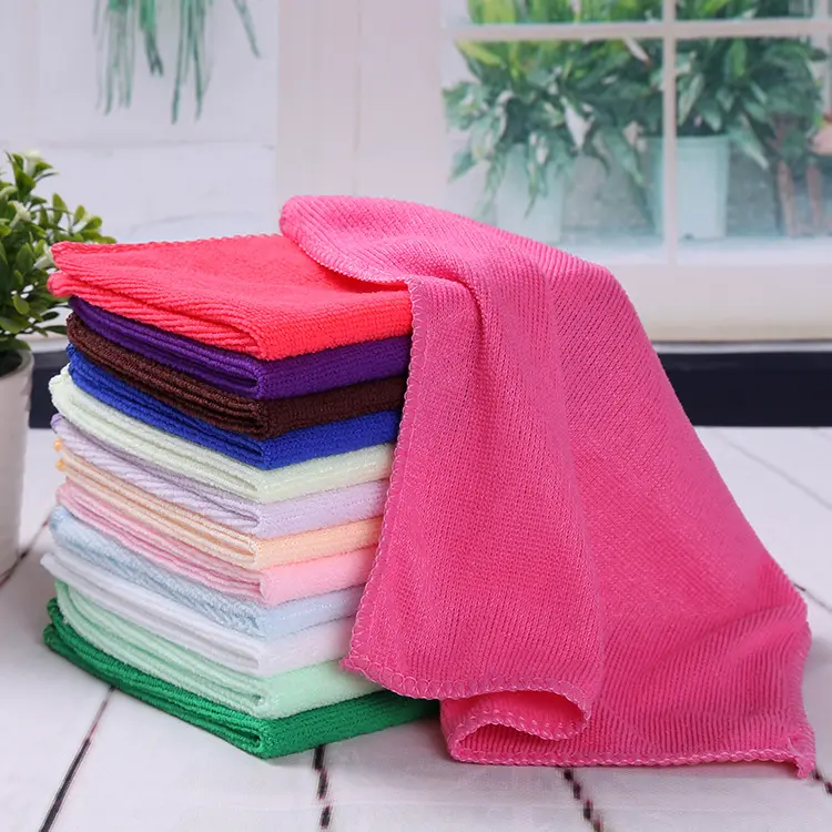 Chiffons de nettoyage en microfibre de qualité supérieure épais et assez grands comme le lavage de cuisine Meubles de maison Fenêtre serviette en verre