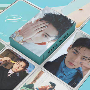 55 cartes Lomo Kpop V Taehyung personnalisées, imprimées UV, en papier imprimable, pour anniversaire, magazine de mode, photocard, cadeau - Product Image 3