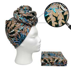 Tela de Algodón Africana con Estampado de Cera, Suave, de Alta Calidad, con Brillo, Tela de Lujo con Estampado de Cera Dorada, 100% Algodón Puro, Colorida - Product Image 4