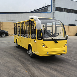 Durable Electric Sightseeing Bus Heavy Duty Frame 14 <b>Passengers</b> Fast Charging Smooth Ride for Resort & Hotel Shuttle Services - Product Image 4
