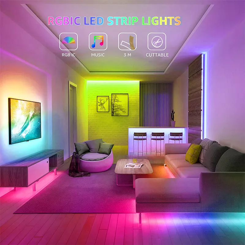 Wholesales price 16.4ft ip20 ip67 dream color flexible lighting led strip APA102 sk9822 led strip