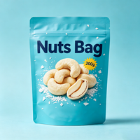 Op maat gemaakte Doypack Mylar PET suiker plastic stand-up pouch zak met ritssluiting, geurloos, voor snoep & zoetigheden verpakking voor suiker
