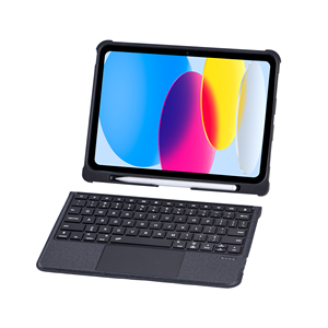 Venta caliente 10,9 pulgadas Interfaz USB Teclado inalámbrico retroiluminado magnético Trackpad para iPad 10th Generation - Product Image 4