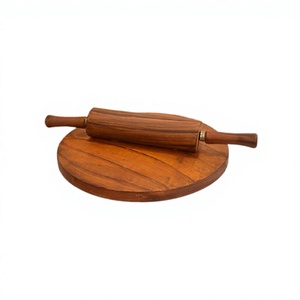 Admirable diseño de madera Chakla Belan para el hogar restaurante utensilios de cocina rodillo y juego de tablero a precios de mayorista - Product Image 1
