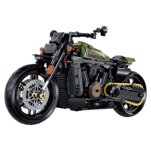 Bloques de Construcción de Motocicleta Harley 60514, Modelo Tecnológico de Motocicleta Pesada, Juguete de Partículas Pequeñas - Product Image 1