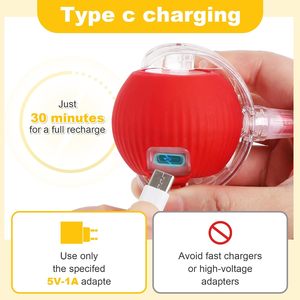 Jouet intelligent pour chat rechargeable Petayouj, balle automatique à rotation à 360 degrés pour chats d'intérieur et petits chiens - Product Image 6