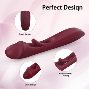 Großhandel Neuer Silikon G-Punkt Vibrator 12 Frequenzen Wasserdicht Wiederaufladbar Erwachsenen-Masturbationsspielzeug - Product Image 3