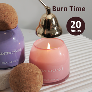 Private Label Langanhaltende Lavendel-Duftkerzen aus Sojawachs Umweltfreundliche Kerzen mit Holzdeckel Weihnachts- und Einweihungsgeschenke - Product Image 4
