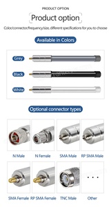 Antena de Telemetría de 401MHz, 1dBi, de Fibra de Vidrio, Omnidireccional, para Transmisión de Datos por <span class=keywords><strong>Satélite</strong></span>, Conector SMA Hembra - Product Image 5