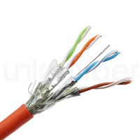Câble Ethernet Cat7 500m Rouleau UTP 23AWG CCA Haute Vitesse 1000MHz Compatible PoE Câble Réseau de Sécurité CCTV Connecteur RJ45