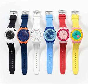 Nouveau bracelet de montre en caoutchouc FKM pour Ap&Swatc h Royal POP 2 en 1, boîtier et bracelet, bracelet de montre sport de luxe étanche - Product Image 6
