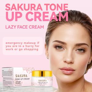 Nuova Crema Schiarente per il Viso Sakura, Nutriente, Sbiancante, Coprente per l'Acne, Idratante, Uniformante il Tono della Pelle - Product Image 1