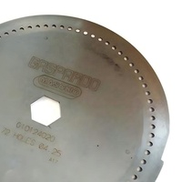 Disques de semis pour semoir à soja G10124020, 1, 2 ou 4 rangs, toutes saisons, 72 trous de 4,25 mm, compatibles Maschio Gaspardo