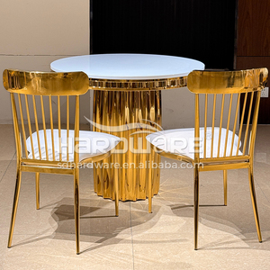 Nuevos Soportes <span class=keywords><strong>para</strong></span> Tartas de Acero Inoxidable, Diseño Elegante, Moderno <span class=keywords><strong>y</strong></span> Simple, con Superficie de MDF Blanco, Decoración <span class=keywords><strong>para</strong></span> Bodas, Cumpleaños, Baby Shower <span class=keywords><strong>y</strong></span> Fiestas - Product Image 2