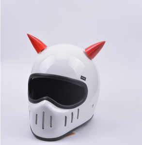 2 uds <span class=keywords><strong>casco</strong></span> de motocicleta decoración motocicleta <span class=keywords><strong>casco</strong></span> de bicicleta diablo cuernos estilo pegatina calcomanías coche motocicleta Accesorios - Product Image 1