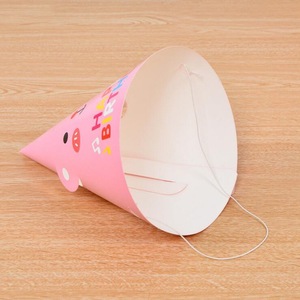 Vendita Diretta dalla Fabbrica Nuovo Cappello di Carta a Forma di Orso Cartone Animato per Feste, Decorazione <span class=keywords><strong>Compleanno</strong></span> Bambini, Cappello a Cono Appuntito, Ingrosso - Product Image 5