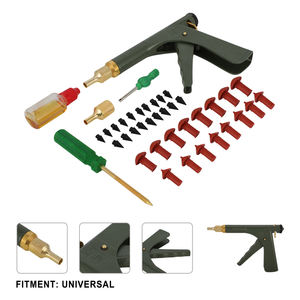 Juego de herramientas de reparación de rueda de motocicleta de hierro de alta calidad JFG, pistola de tapón de neumático, paquete de balas de punzón largo para reparaciones - Product Image 2