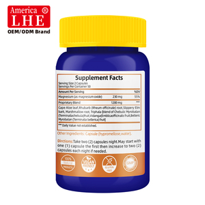 Fabricante de Suplementos Nutracéuticos de Magnesio, Sin Gluten, Salud Digestiva, 100 Cápsulas Vegetarianas de Magnesio - Product Image 5