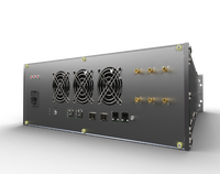 Amplificateur de puissance RF RDEKONO, amplificateur de liaison fibre optique, taille personnalisée, perforé, 19 pouces, enceinte argentée