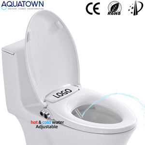 Sedile <span class=keywords><strong>WC</strong></span> Allungato con Attacco Bidet, Personalizzabile, Acqua Calda e Fredda, per Cura Post-Parto - Product Image 1