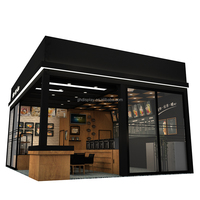 Meubles de bar et comptoir de café personnalisés JJH Vitrine de café Designs Boulangerie Présentoir de café Designs de décoration de café
