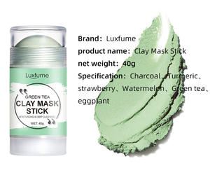 Masker Tanah Liat Kunyit Kustom Stik Masker Lumpur Hijau Pembersih Alami Terapi Kulit Kecantikan - Product Image 4