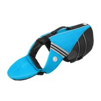 Gilets de sauvetage professionnels pour animaux de compagnie et produits de plein air pour chiens maillots de bain à flottabilité pour grands chiens ventes directes d'usine à motif solide
