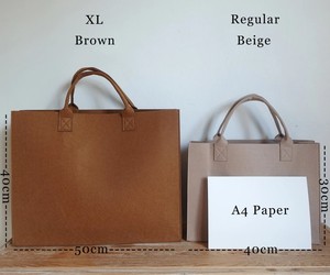 Recycled RPET Felt Shopping <strong>Storage</strong> <strong>Bag</strong> <strong>Large</strong> Felt Tote Shoulder <strong>Bag</strong> Women's Felt Handbag - Product Image 4
