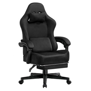 Silla de Videojuegos 2025 Azul de Terciopelo, Cómoda, Giratoria, Ejecutiva, para Adultos, con <span class=keywords><strong>Volante</strong></span> de Carreras - Product Image 6