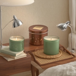 Vela de Lujo y Aroma en Lata de Aluminio - Envase Metálico Ecológico para Velas Aromáticas Premium y Ceras Perfumadas - Diseño Personalizado Impreso - Product Image 4