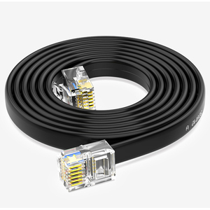 <span class=keywords><strong>สาย</strong></span>โทรศัพท์แบบแบน RG Rj11 <span class=keywords><strong>ขนาด</strong></span> 26AWG ตัวนำทอง<span class=keywords><strong>แดง</strong></span>แบบตีเกลียว 6p6c RJ12 <span class=keywords><strong>สาย</strong></span>แพทช์ส่งสัญญาณเสียง CAT3 <span class=keywords><strong>สาย</strong></span> RoHS - Product Image 1
