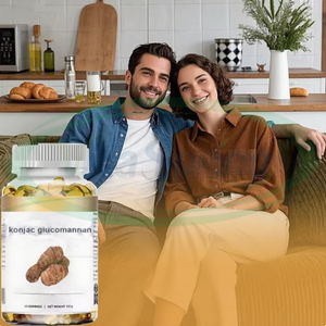 Gels mous de konjac <span class=keywords><strong>Glucomannane</strong></span> biologique de marque privée VitaSpring gélule de complément amincissant au konjac Halal <span class=keywords><strong>glucomannane</strong></span> - Product Image 2