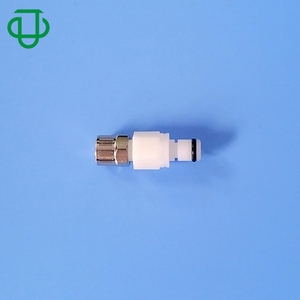 Male and female Double O-<b>ring</b> Quick <b>Coupling</b> Air Hose In-line Valved Insert Quick Connector Fittings With Metal Locking Nut - Product Image 3