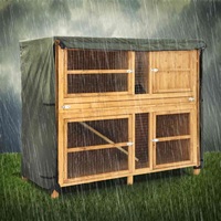 Enclos à lapins, poulailler, Cage pour chien, stylo de jeu pour animaux de compagnie, couverture en tissu