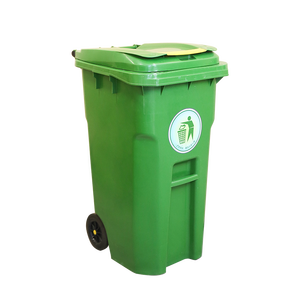 <span class=keywords><strong>Cubo</strong></span> de <span class=keywords><strong>Basura</strong></span> de Plástico HDPE Rectángulo Verde Grande para Exteriores, <span class=keywords><strong>Cubo</strong></span> de <span class=keywords><strong>Basura</strong></span> con Estructura de Pie Bonita, 240L - Product Image 1