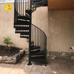 CBMMart Outdoor Fabrication professionnelle Conception graphique Escabeau <span class=keywords><strong>Escalier</strong></span> en colimaçon en acier au carbone - Product Image 1