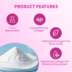 Poudre de collagène super concentrée en gros pour usines, supplément d'acide hyaluronique et de vitamine C pour la beauté de la peau et l'anti-âge - Product Image 3