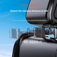 Support de téléphone universel pliable et créatif pour voiture, fixation rapide, pour utilisation sur lit ou siège arrière – Idéal pour téléphones et tablettes