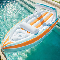 Bateau à moteur gonflable, design de mode, yacht d'extérieur, flotteur à eau, bateau flottant à air