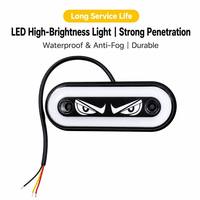 Feu de position latéral universel 12V/24V à LED, lampe d'identification de remorque, étanche, 5 couleurs pour camion, camping-car, pick-up, SUV