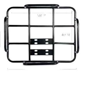 Portapacchi Posteriore per <span class=keywords><strong>Moto</strong></span> Elettrica, Base di Supporto per Bauletto, Struttura Fissa in Ferro Rinforzato per Consegne - Product Image 5