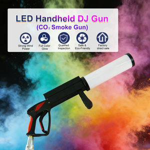 Pistolet à air CO2 en métal avec LED RGB, effets spéciaux pour DJ, machine à jet de fumée pour scène, pistolet à fumée électrique avec télécommande - Product Image 6