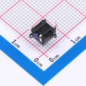 HX-6x6x7.3-CJ FT through hole Tactile Switch Through hole,6x6mm Switch Single Pole Single Throw Square Button 2.5N Through Hole - Product Image 2
